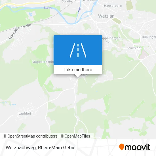 Карта Wetzbachweg