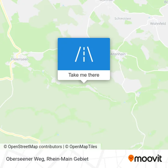 Карта Oberseener Weg