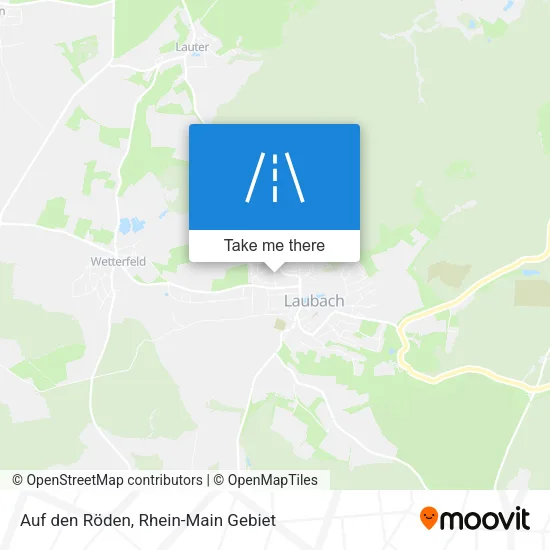 Карта Auf den Röden