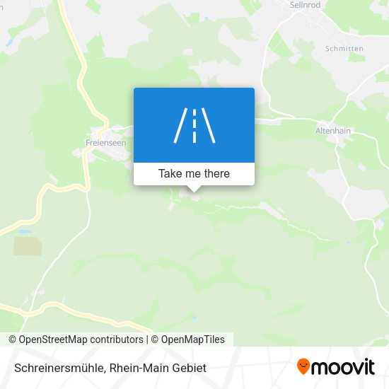 Карта Schreinersmühle