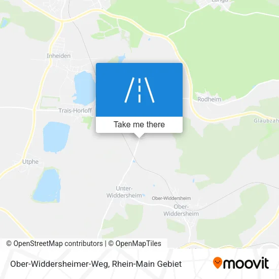 Карта Ober-Widdersheimer-Weg
