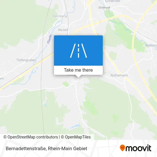 Карта Bernadettenstraße