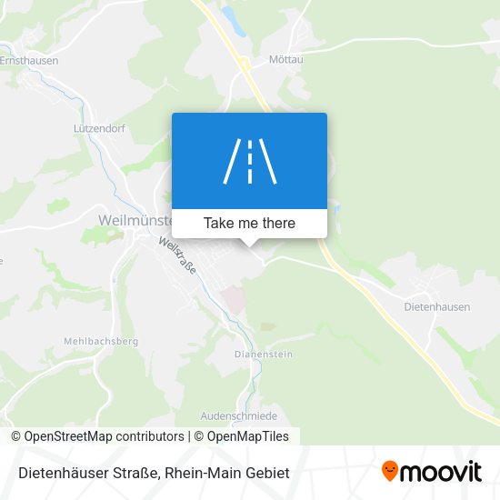 Dietenhäuser Straße map