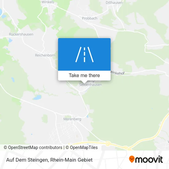 Карта Auf Dem Steingen