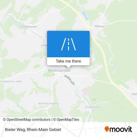 Карта Bieler Weg