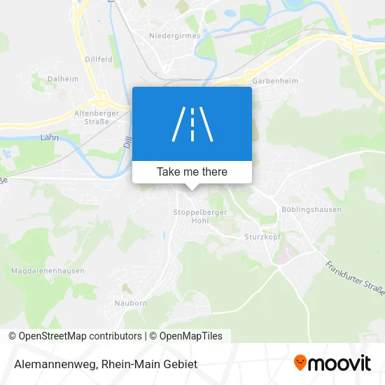 Карта Alemannenweg