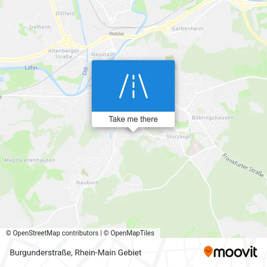 Карта Burgunderstraße