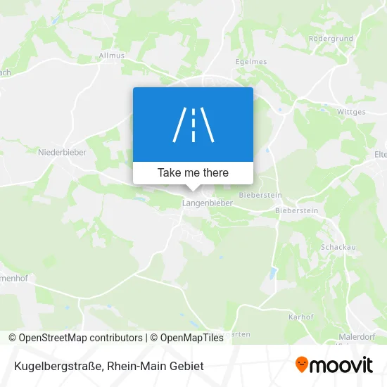 Карта Kugelbergstraße