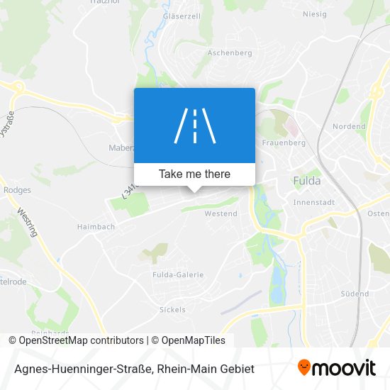 Agnes-Huenninger-Straße map