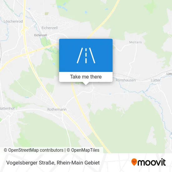 Карта Vogelsberger Straße