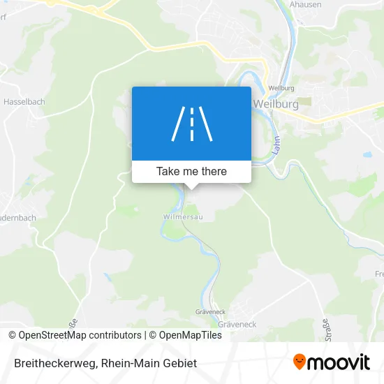 Карта Breitheckerweg