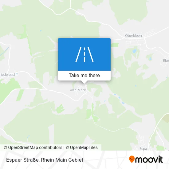 Карта Espaer Straße