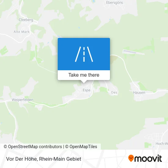 Карта Vor Der Höhe