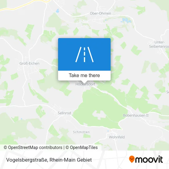 Карта Vogelsbergstraße