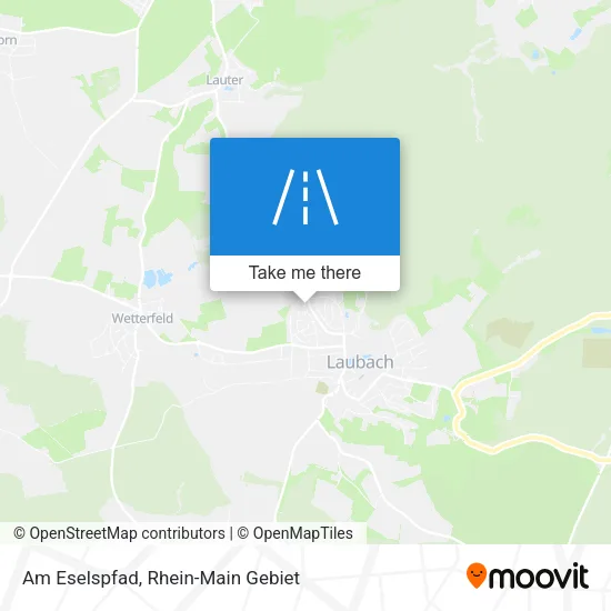 Карта Am Eselspfad