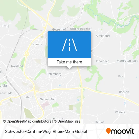 Карта Schwester-Caritina-Weg
