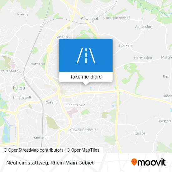 Карта Neuheimstattweg