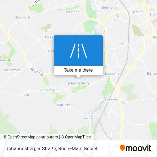 Johannesberger Straße map