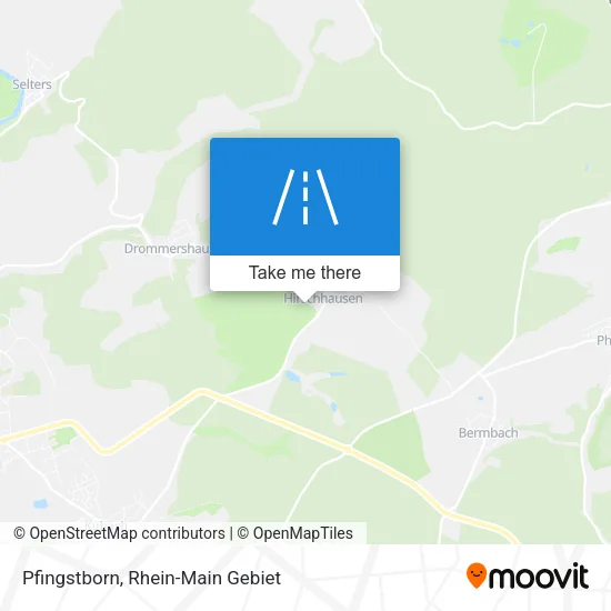 Карта Pfingstborn