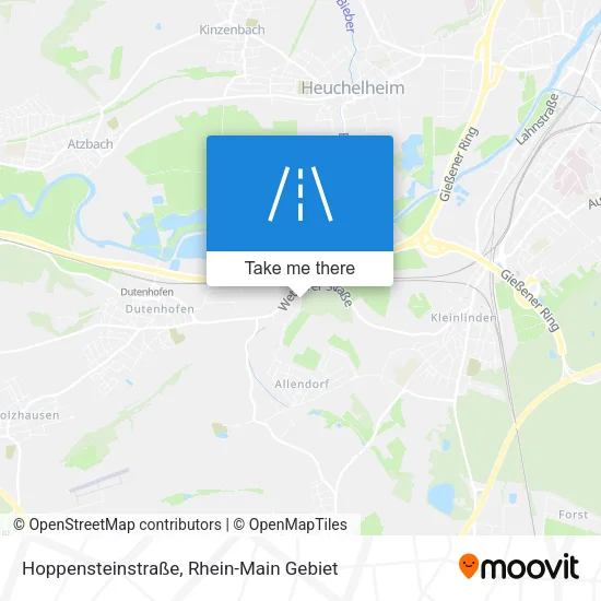 Карта Hoppensteinstraße