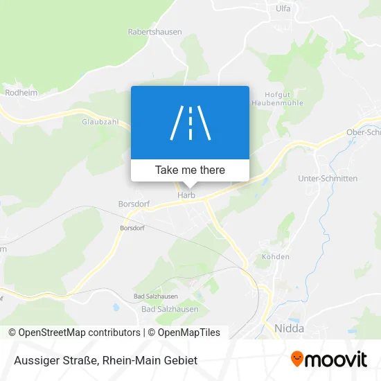 Карта Aussiger Straße