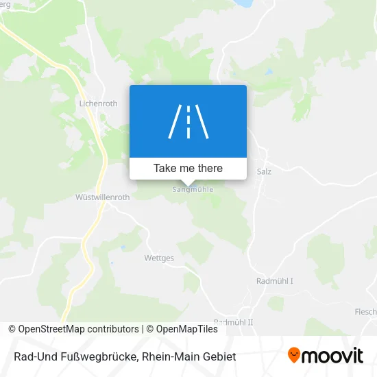 Карта Rad-Und Fußwegbrücke