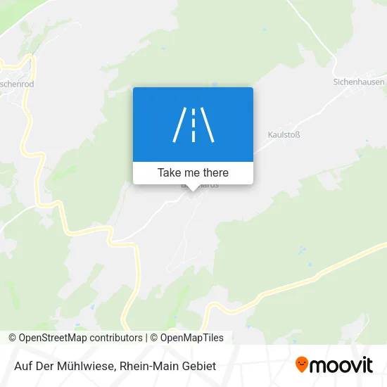 Карта Auf Der Mühlwiese