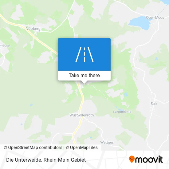 Карта Die Unterweide