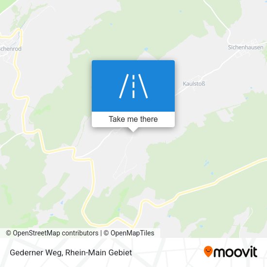 Карта Gederner Weg