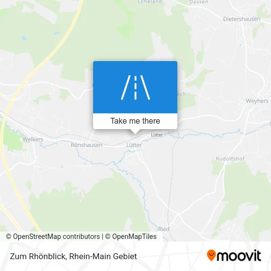 Карта Zum Rhönblick