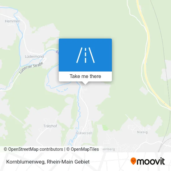 Карта Kornblumenweg