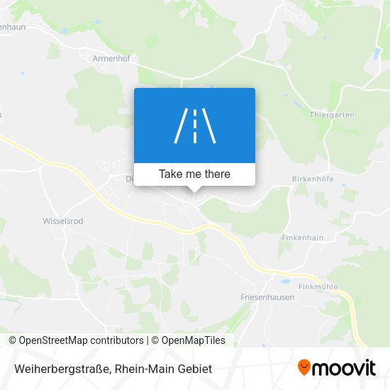 Карта Weiherbergstraße