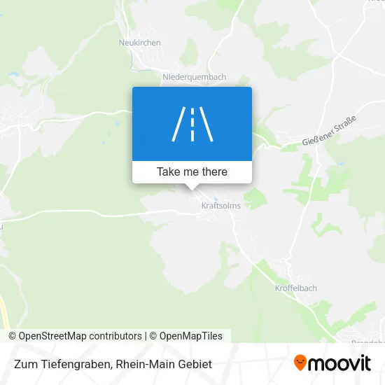 Карта Zum Tiefengraben