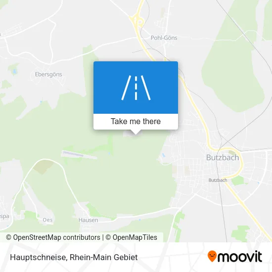 Карта Hauptschneise