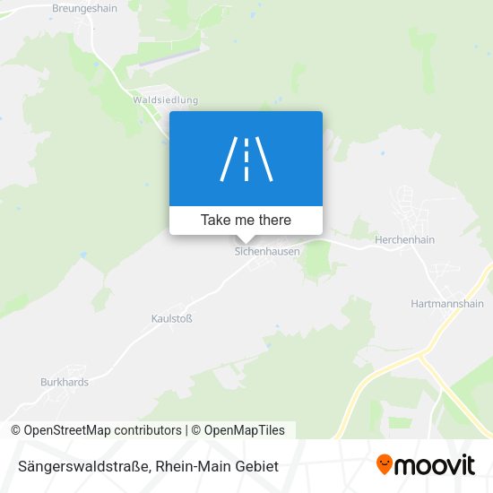 Sängerswaldstraße map