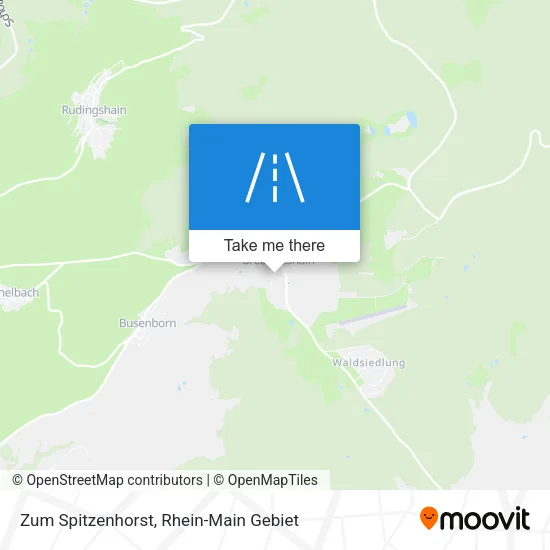 Карта Zum Spitzenhorst