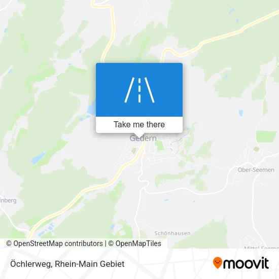 Карта Öchlerweg