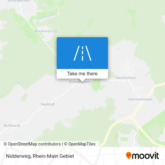 Карта Nidderweg
