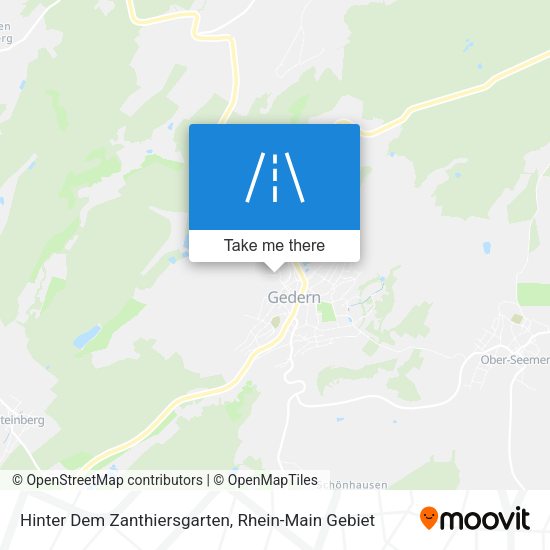 Hinter Dem Zanthiersgarten map