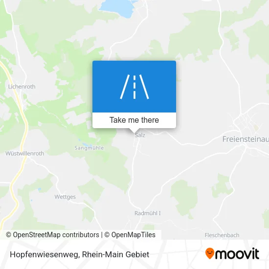 Карта Hopfenwiesenweg