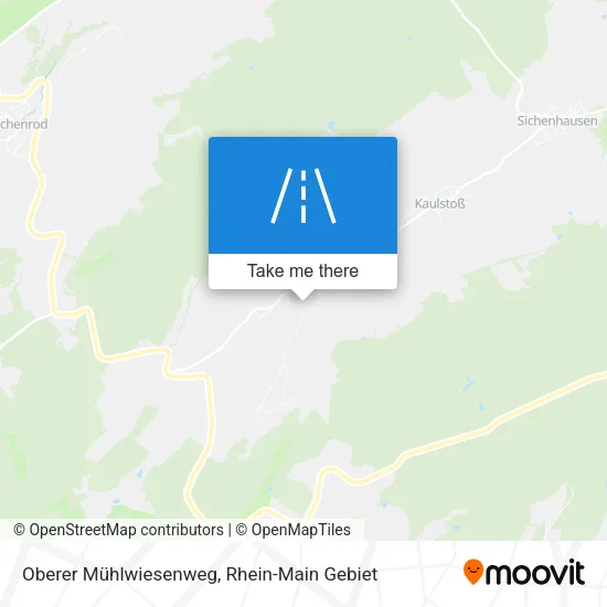 Карта Oberer Mühlwiesenweg