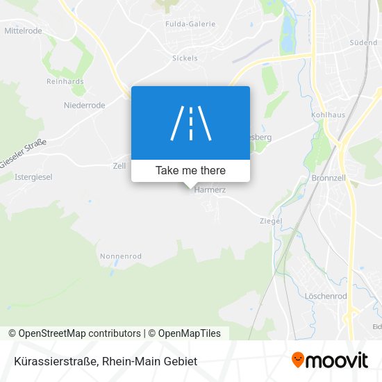 Kürassierstraße map