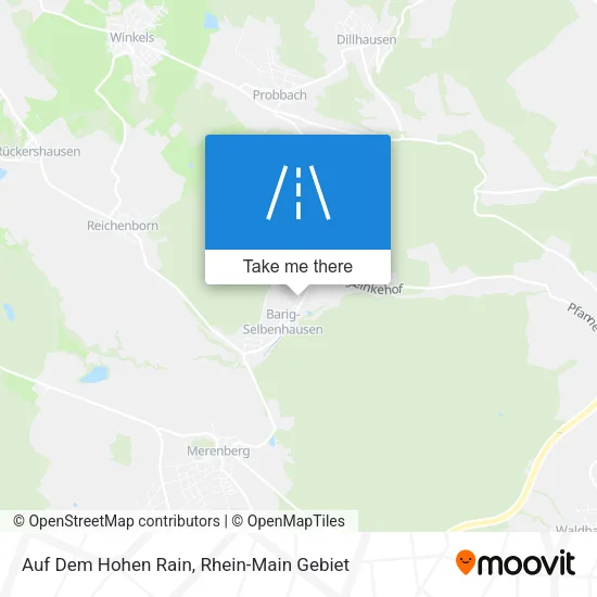 Карта Auf Dem Hohen Rain