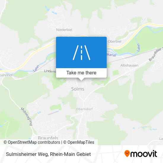 Карта Sulmisheimer Weg