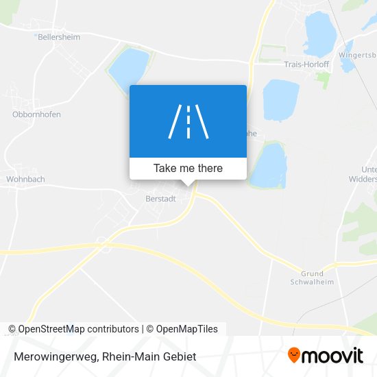 Карта Merowingerweg