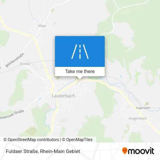 Карта Fuldaer Straße