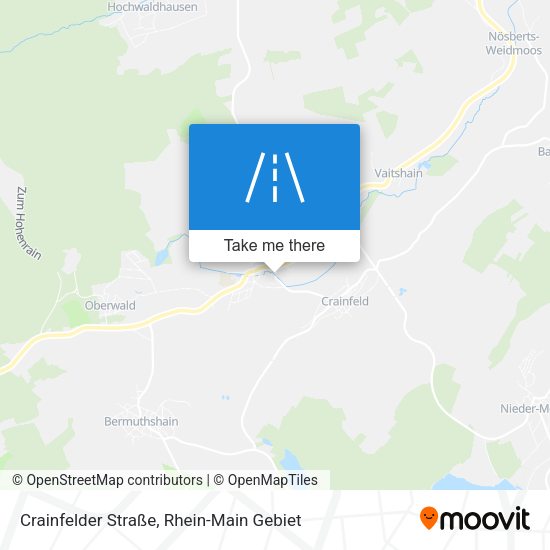 Crainfelder Straße map