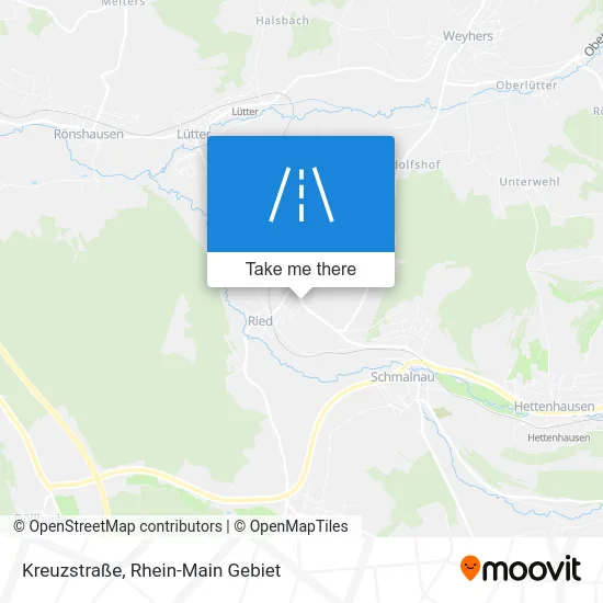 Карта Kreuzstraße