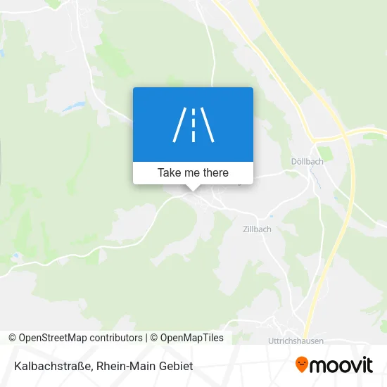 Карта Kalbachstraße