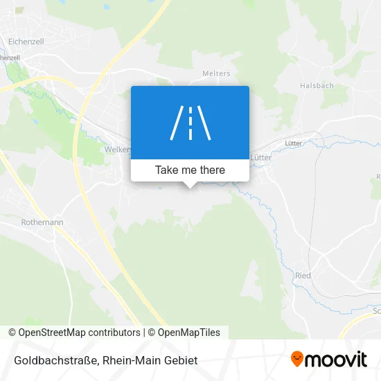 Карта Goldbachstraße